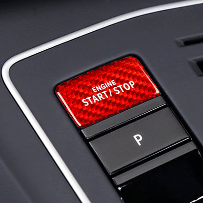 Carbon Fiber Start Stop Button for Volkswagen (Model F)