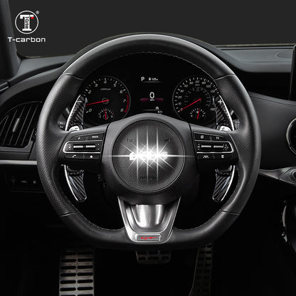 T-Carbon for Kia Carbon Fiber Paddle Shifters (Model B)