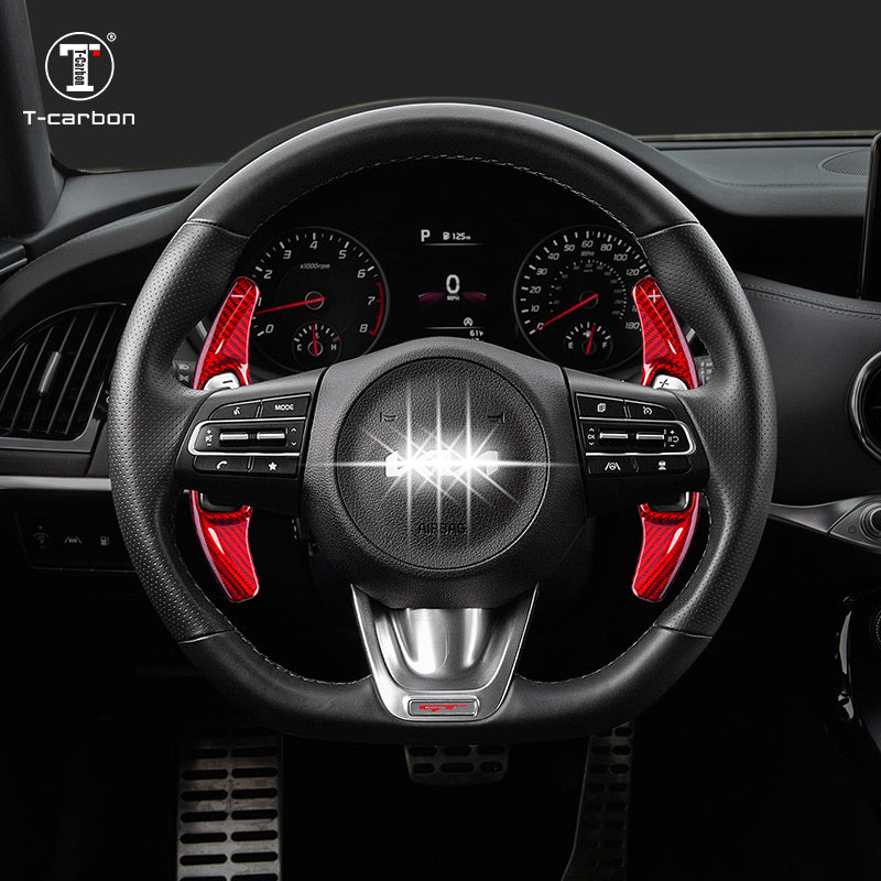 T-Carbon for Kia Carbon Fiber Paddle Shifters (Model B)