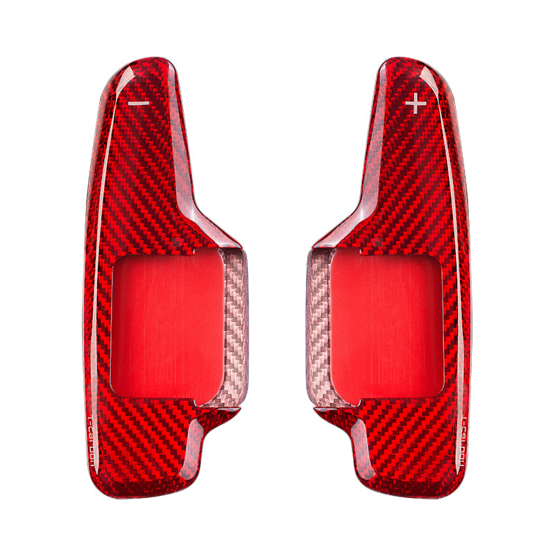 T-Carbon for Chevrolet Corvette Carbon Fiber Paddle Shifters (Model B: Corvette C8)