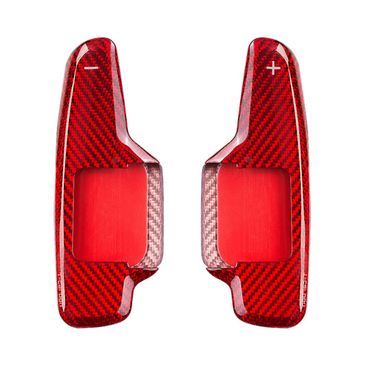 T-Carbon for Chevrolet Corvette Carbon Fiber Paddle Shifters (Model B: Corvette C8)
