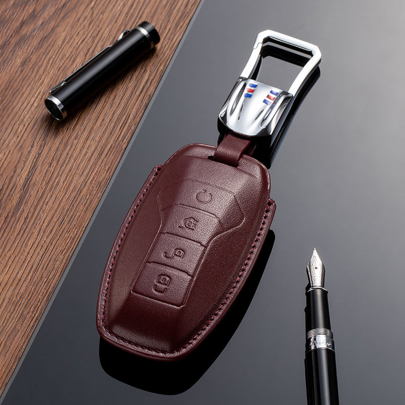 Leather Key Fob Cover for BYD (Model A)