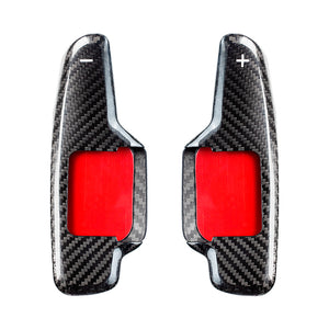 Chevrolet Corvette Carbon Fiber Paddle Shifters (Model B: Corvette C8) 이미지를 슬라이드 쇼에서 열기
