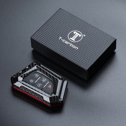 T-Carbon for Cadillac Carbon Fiber Transformers Key Fob Case (Model D)