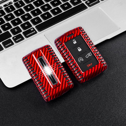 T-Carbon for Jeep Carbon Fiber Key Fob Case (Model D)