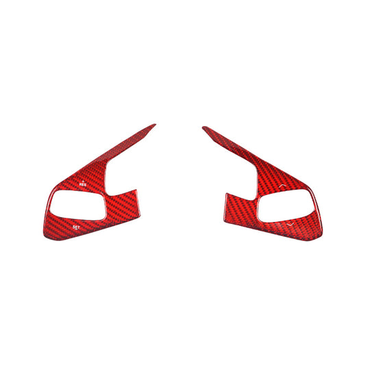Carbon Fiber Steering Wheel Cover for Chevrolet Corvette (Model B)