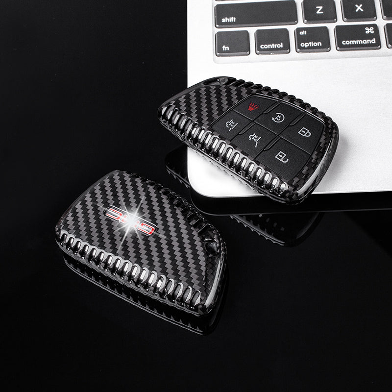 T-Carbon for GMC Carbon Fiber Key Fob Case (Model C)