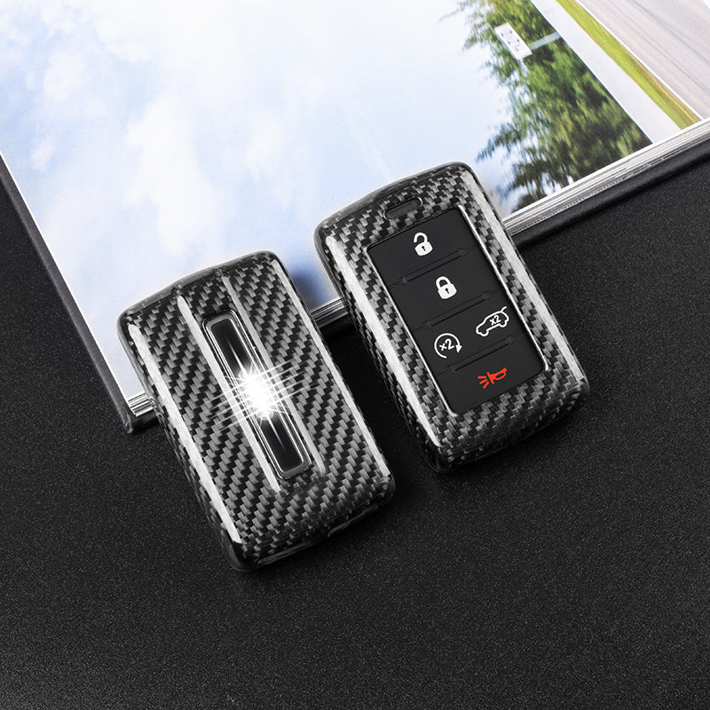 T-Carbon for Jeep Carbon Fiber Key Fob Case (Model D)