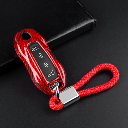 T-Carbon for Porsche Carbon Fiber Key Fob Case (Model E)