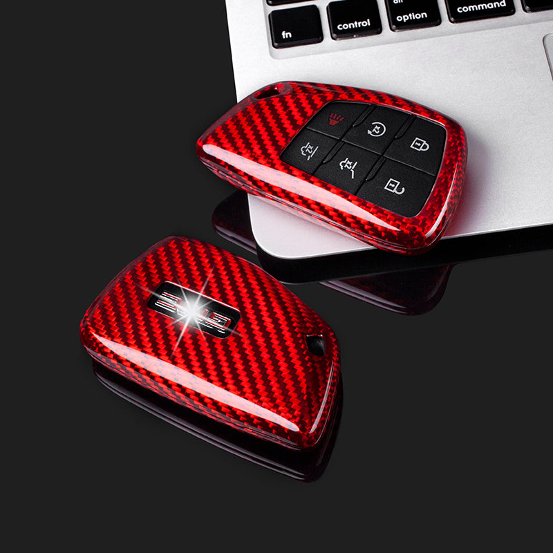 T-Carbon for GMC Carbon Fiber Key Fob Case (Model C)