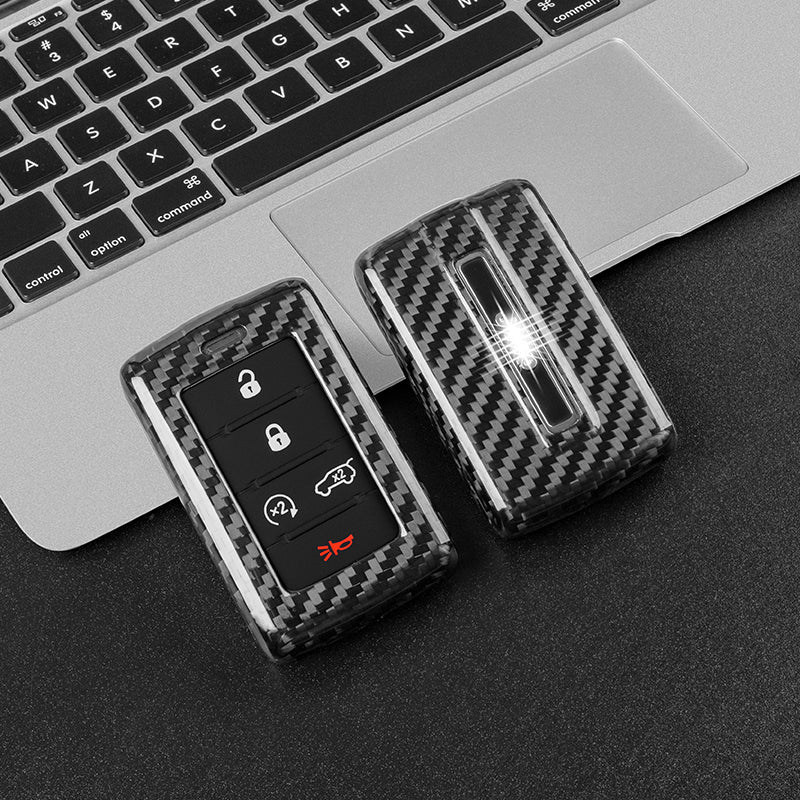 T-Carbon for Jeep Carbon Fiber Key Fob Case (Model D)