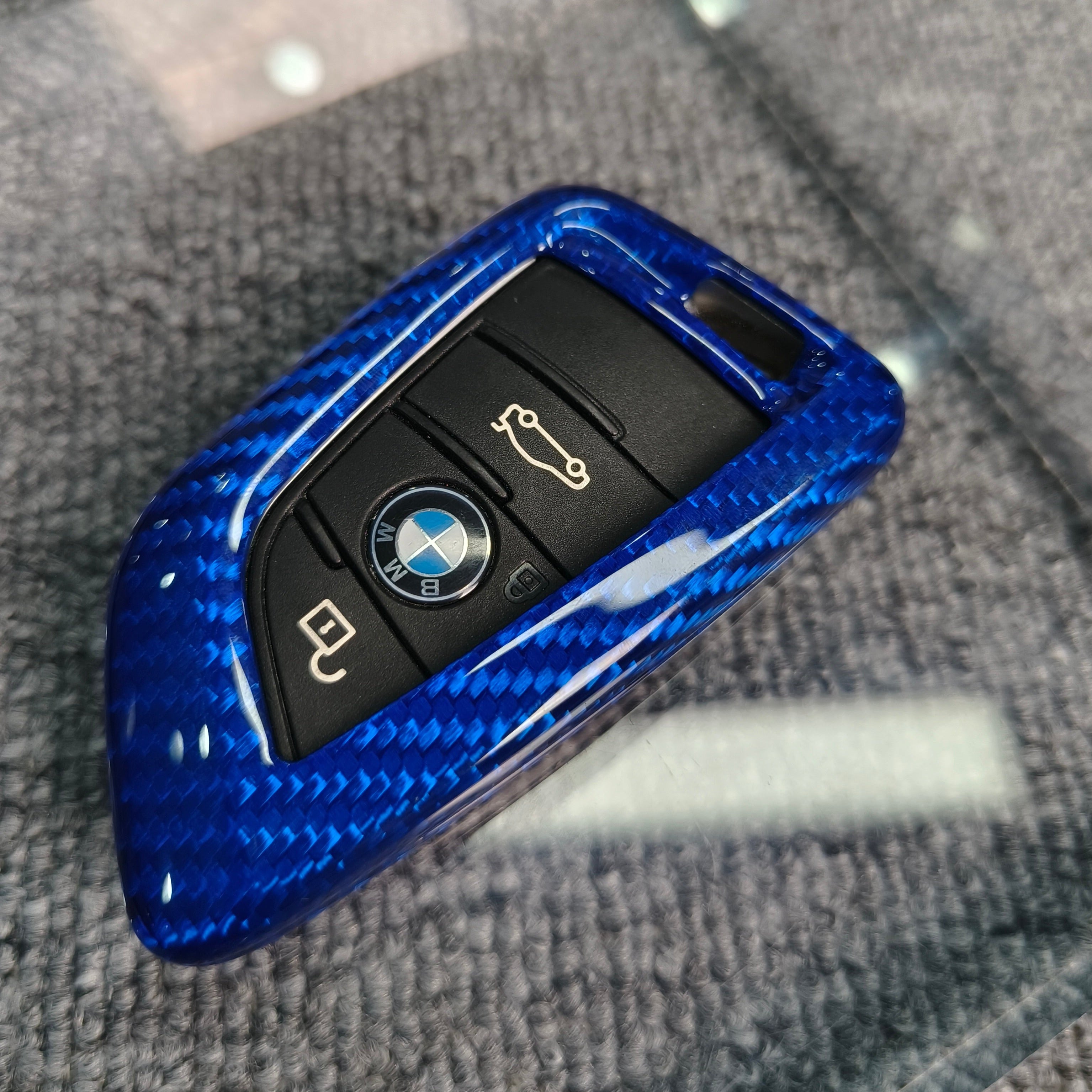 Exclusive BMW Carbon Fiber Key Fob Case (Model B)