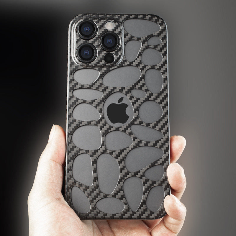 T-Carbon Accessories Perforated Carbon Fiber Iphone Case (Iphone 14)
