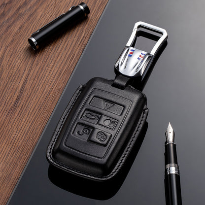 Leather Key Fob Cover for Land Rover Range Rover (Model B) - T-Carbon Official Store