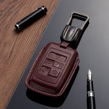 Leather Key Fob Cover for Land Rover Range Rover (Model B) - T-Carbon Official Store