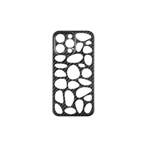 Buka gambar dalam slideshow, T-Carbon Accessories Perforated Carbon Fiber Iphone Case (Iphone 14)

