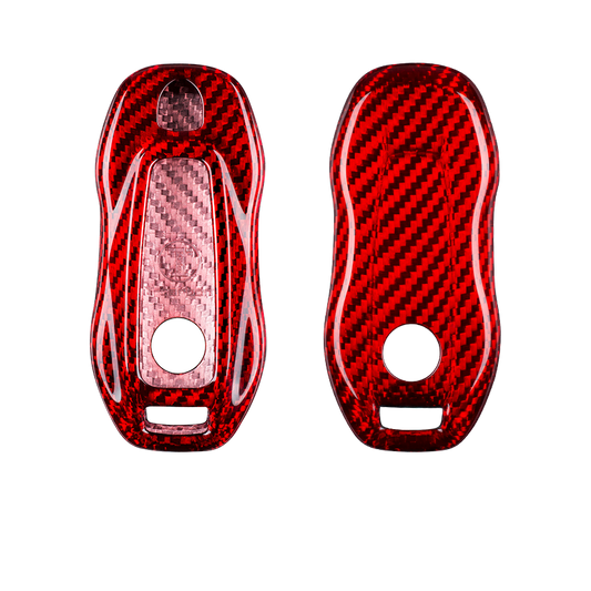 T-Carbon for Porsche Carbon Fiber Key Fob Case (Model E)