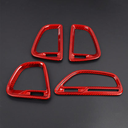 Carbon Fiber Front AC Vents Cover for Dodge (Model A)