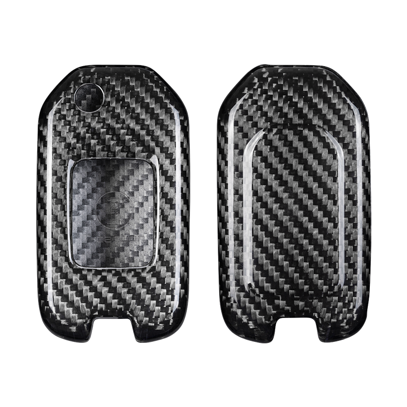 3D Union Jack Carbon Fiber Key Fob Cover For MINI Cooper F55 F56 F57 F60 - GTinthebox