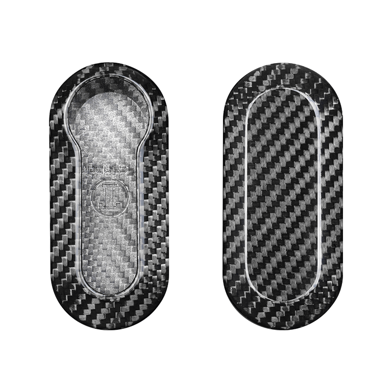 T-Carbon for Fiat Carbon Fiber Key Fob Case (Model A) - T-Carbon Official Store