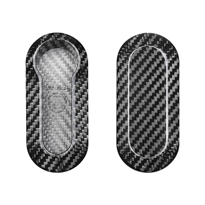 T-Carbon for Fiat Carbon Fiber Key Fob Case (Model A) - T-Carbon Official Store