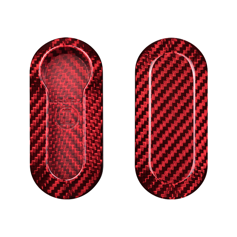 T-Carbon for Fiat Carbon Fiber Key Fob Case (Model A) - T-Carbon Official Store