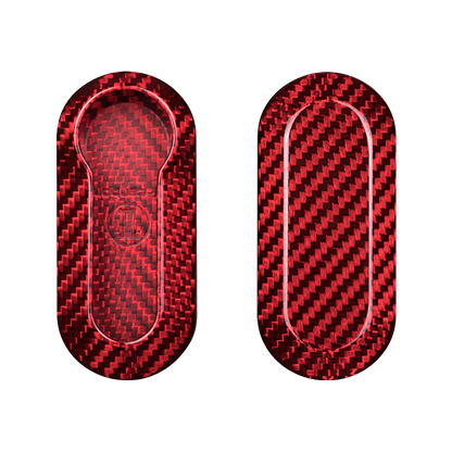 T-Carbon for Fiat Carbon Fiber Key Fob Case (Model A) - T-Carbon Official Store