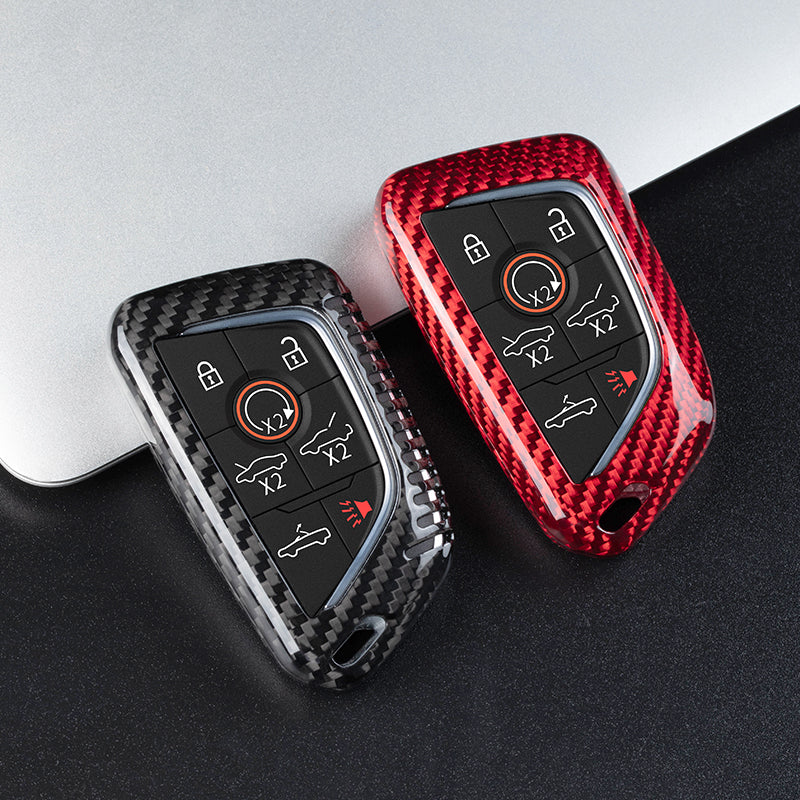 Chevrolet Corvette Carbon Fiber Key Fob Case (Model A) - T-Carbon Official