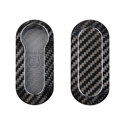 T-Carbon for Fiat Carbon Fiber Key Fob Case (Model A) - T-Carbon Official Store