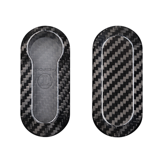 T-Carbon for Fiat Carbon Fiber Key Fob Case (Model A) - T-Carbon Official Store