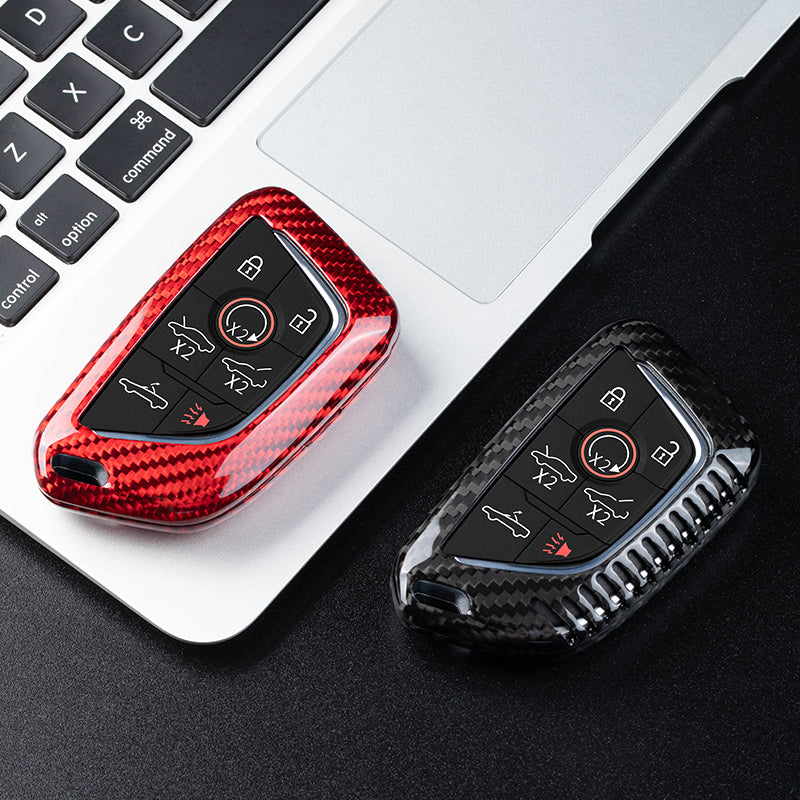 Chevrolet Corvette Carbon Fiber Key Fob Case (Model A) - T-Carbon Official