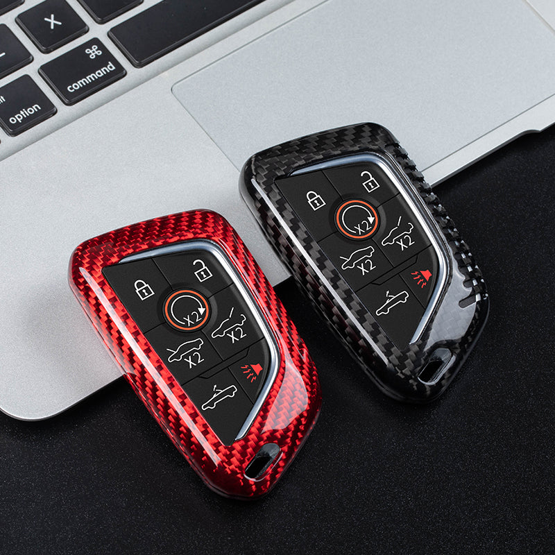 Chevrolet Corvette Carbon Fiber Key Fob Case (Model A) - T-Carbon Official