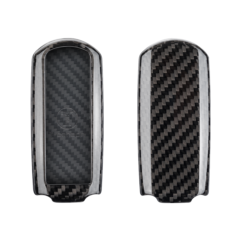 Real Carbon Fiber Key Fob Cover Compatible With Mazda Key Case