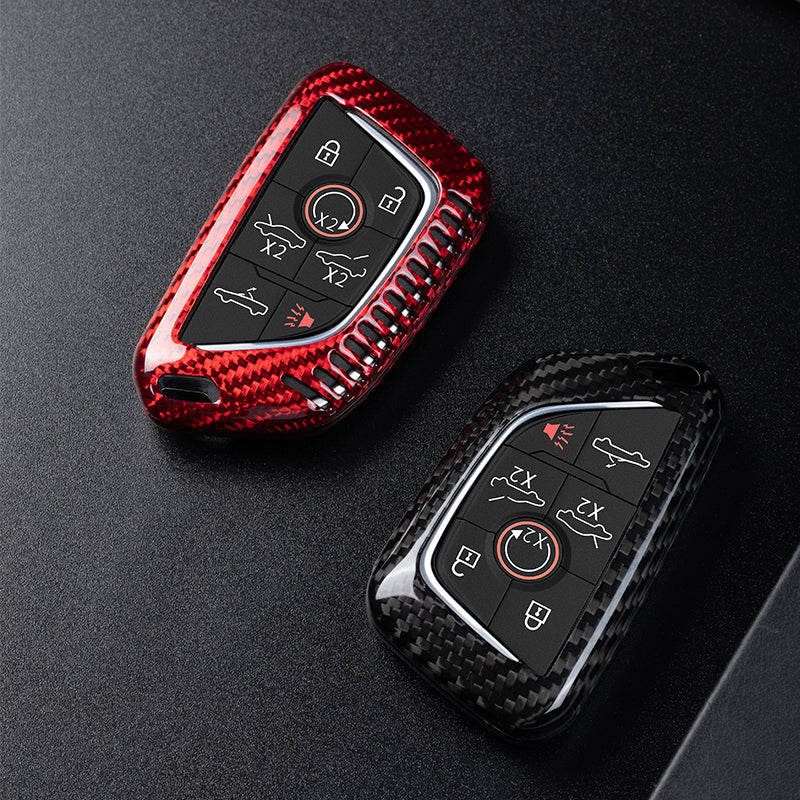 Chevrolet Corvette Carbon Fiber Key Fob Case (Model A) - T-Carbon Official