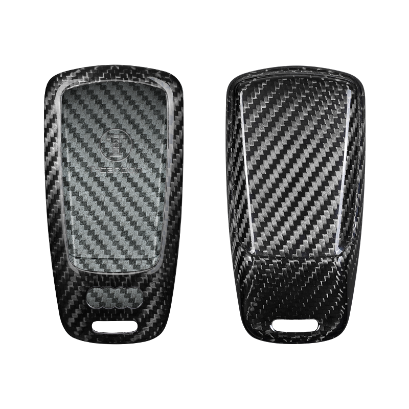 Audi Carbon Fiber Key Fob Case (Model C) - T-Carbon Official