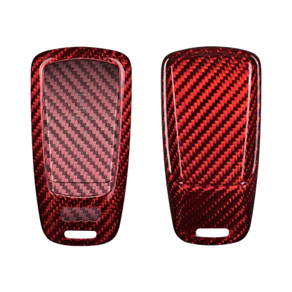 Audi Carbon Fiber Key Fob Case (Model C) - T-Carbon Official