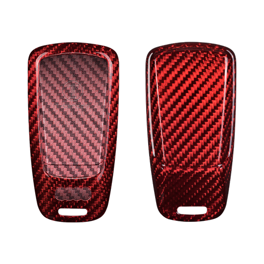 Audi Carbon Fiber Key Fob Case (Model C) - T-Carbon Official