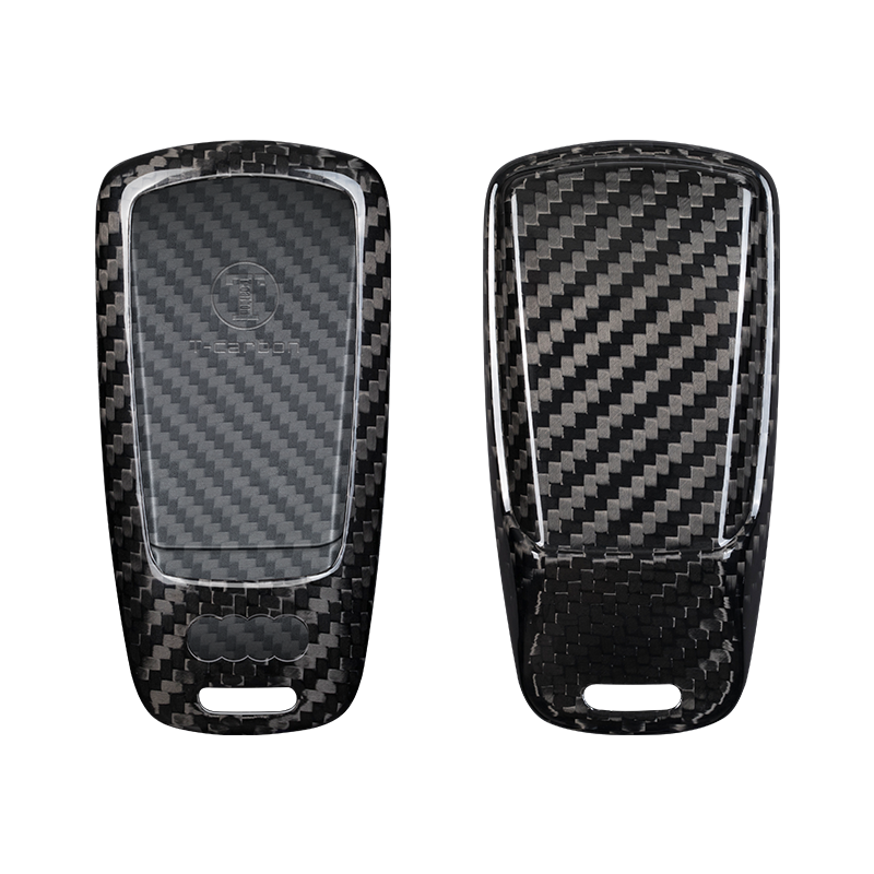 Audi Carbon Fiber Key Fob Case (Model C) - T-Carbon Official