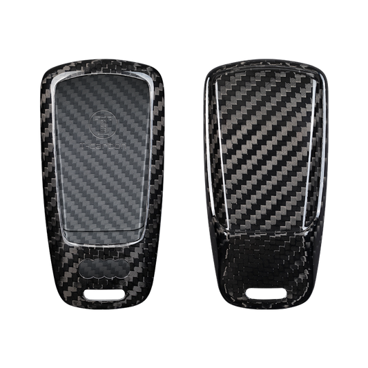 Audi Carbon Fiber Key Fob Case (Model C) - T-Carbon Official