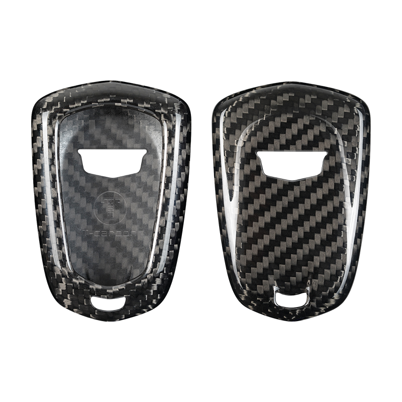 T-Carbon for Cadillac Carbon Fiber Key Fob Case (Model B) - T-Carbon Official Store