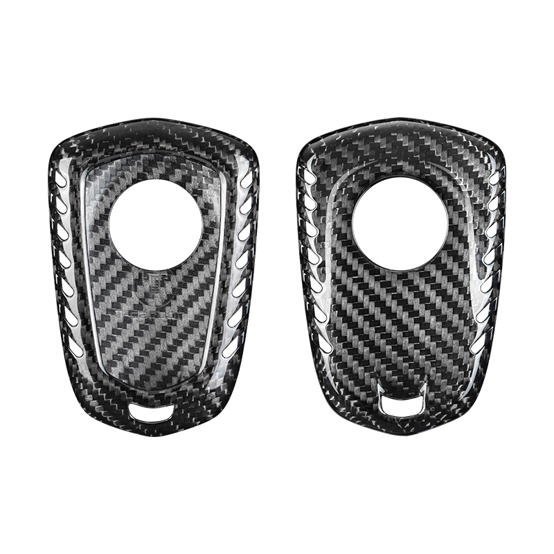 T-Carbon for Cadillac Carbon Fiber Key Fob Case (Model A) - T-Carbon Official Store