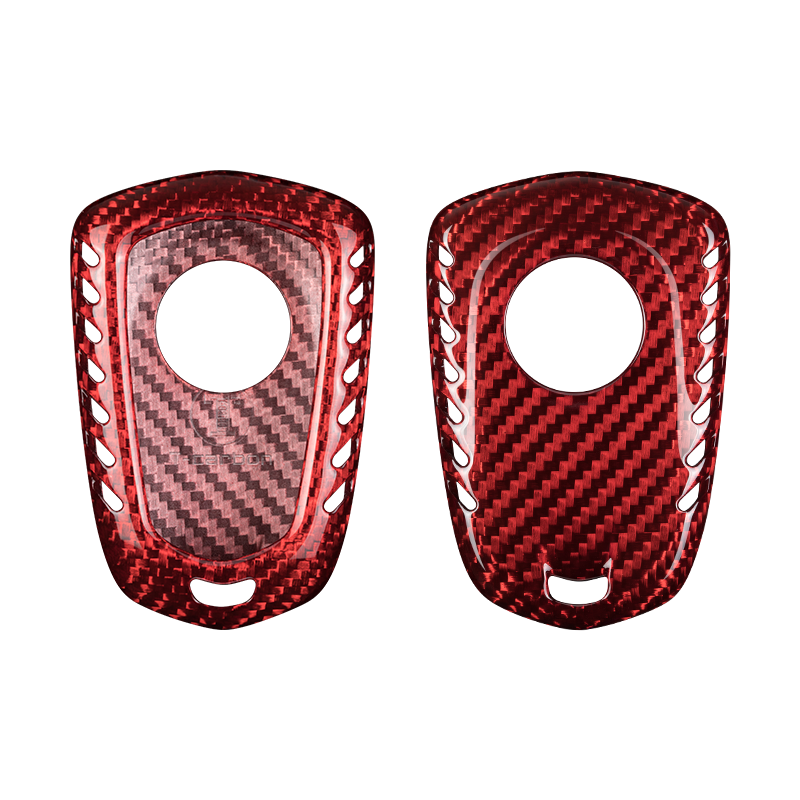 T-Carbon for Cadillac Carbon Fiber Key Fob Case (Model A) - T-Carbon Official Store