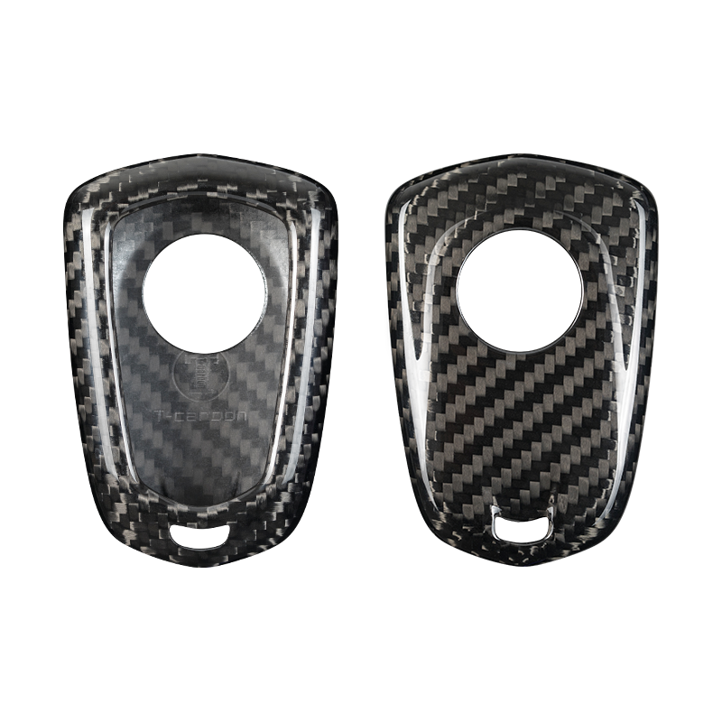 T-Carbon for Cadillac Carbon Fiber Key Fob Case (Model A) - T-Carbon Official Store