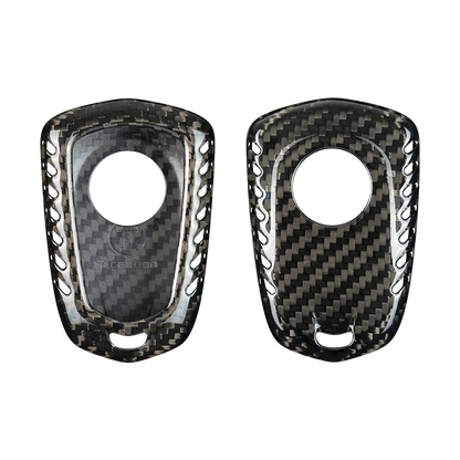 T-Carbon for Cadillac Carbon Fiber Key Fob Case (Model A) - T-Carbon Official Store