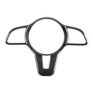 Open image in slideshow, Mercedes Benz Carbon Fiber Steering Wheel Cover (Model A: 2019 Onwards)
