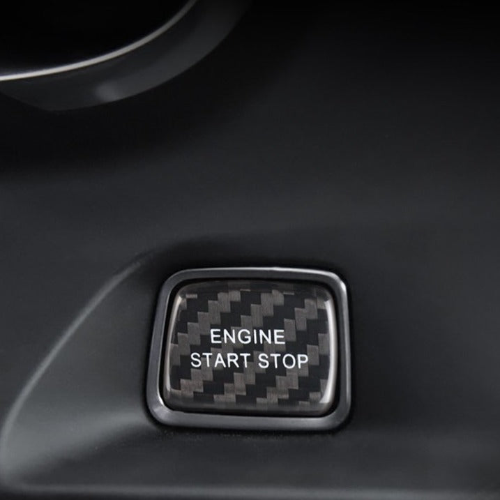 Chevrolet въглеродни влакна Start Stop бутон (модел A)