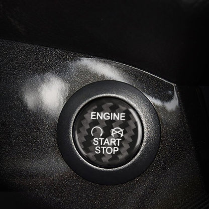Carbon Fiber Start Stop Button for Ford (Model A)