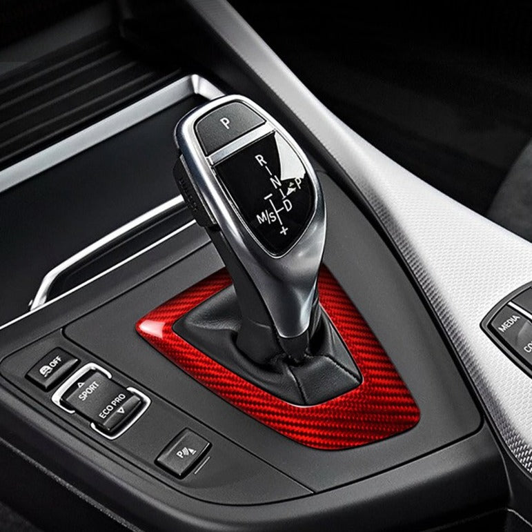 Carbon Fiber Gear Shift Console Cover for BMW (Model A)
