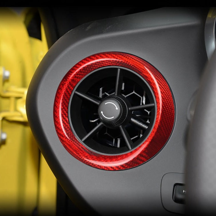 Carbon Fiber Front AC Vents Cover for Chevrolet (Model B)