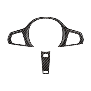 Open image in slideshow, BMW Carbon Fiber Steering Wheel Cover (Model D: 2019-2021)
